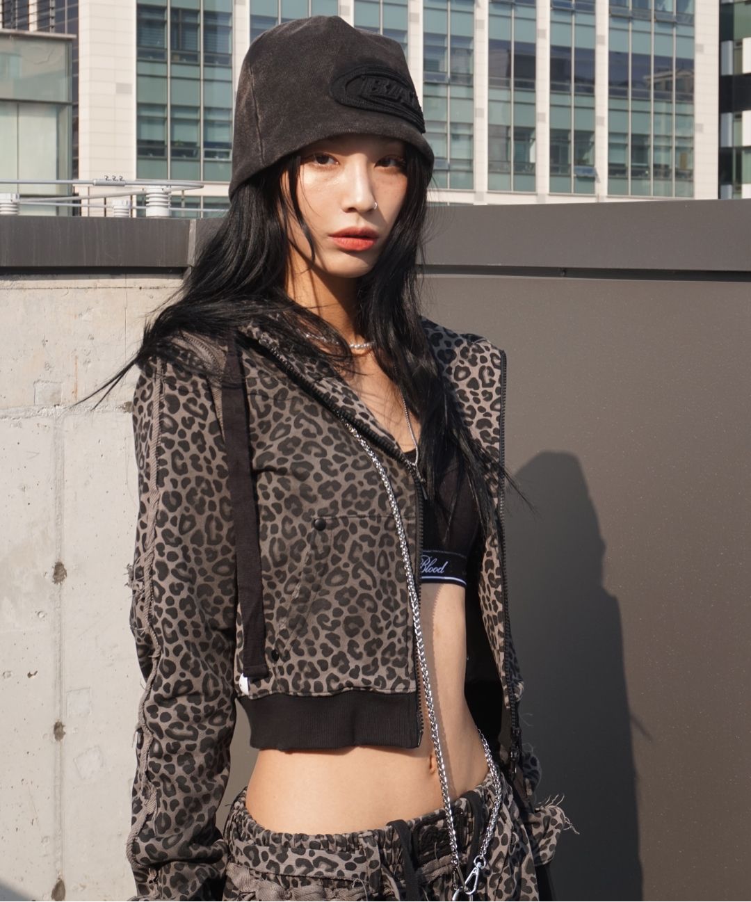 ◆BADBLOOD◆ Low Edge Convex Jogger Black Leopard w-pts25-01 MUSINSA | BADBLOOD Low Edge Convex Jogger - Leopard