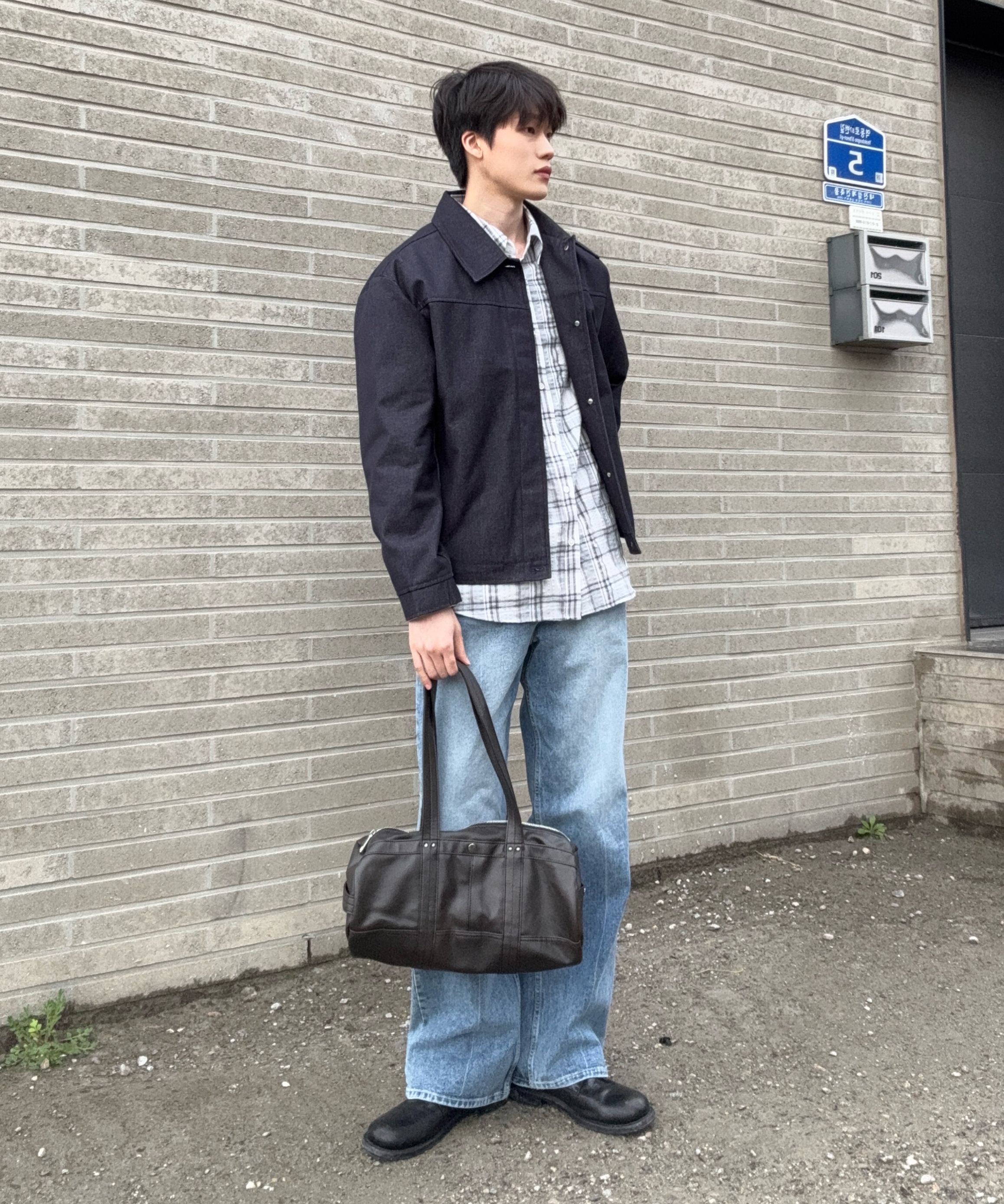 MUSINSA公式 | WEST GRAND BOULEVARD ヒドゥンボタンソフトコットン