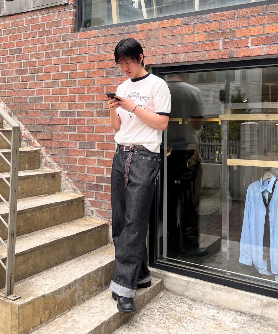 ◆AAKAM VTG Ink Ringer Top/3色◆ ◇AAKAM VTG Ink Ringer Top/3色◇ (AAKAM/Tシャツ・カットソー
