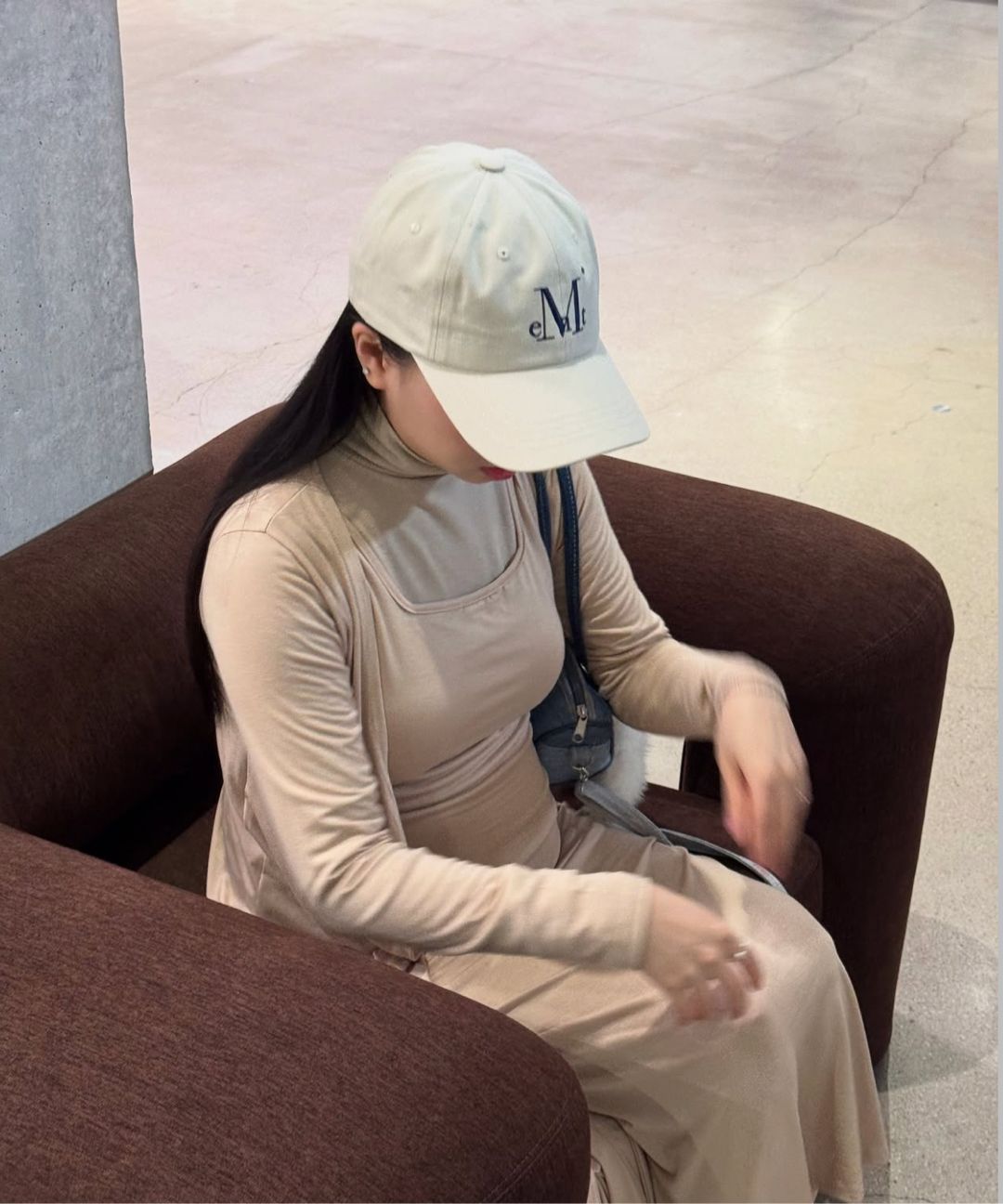 ☆MUCENT☆ Signature Ball Cap Strawberry Milk MUCENT SIGNATURE BALL CAP (Strawberry milk) - MUCENT | 60