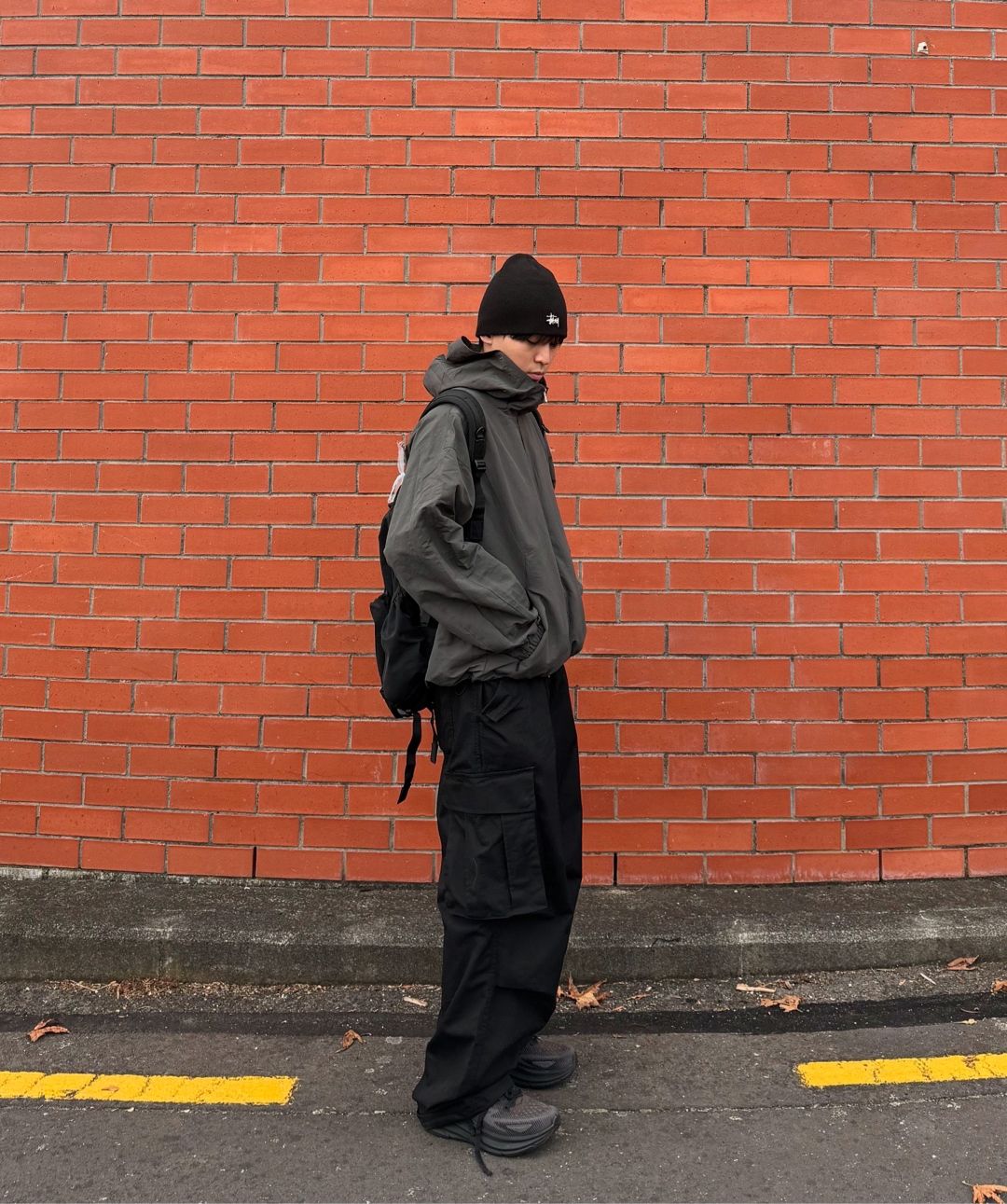 MUSINSA | RAWROW String Backpack 750 ep.2 Black