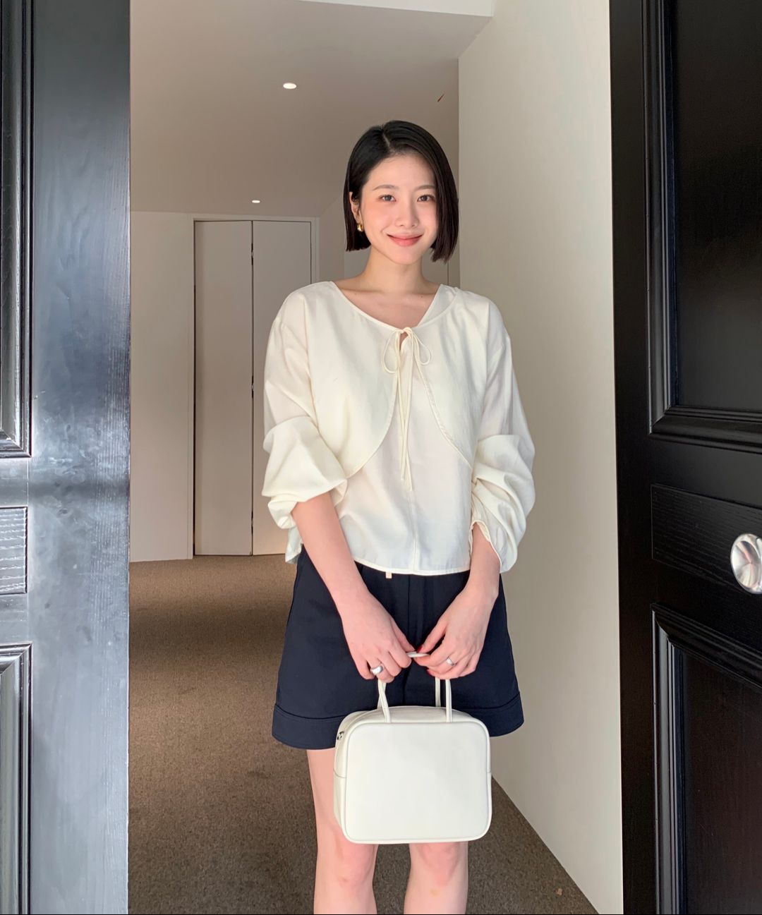 URAGO ■ Square top handle bag トートバッグ MUSINSA公式 | URAGO Square top handle bag