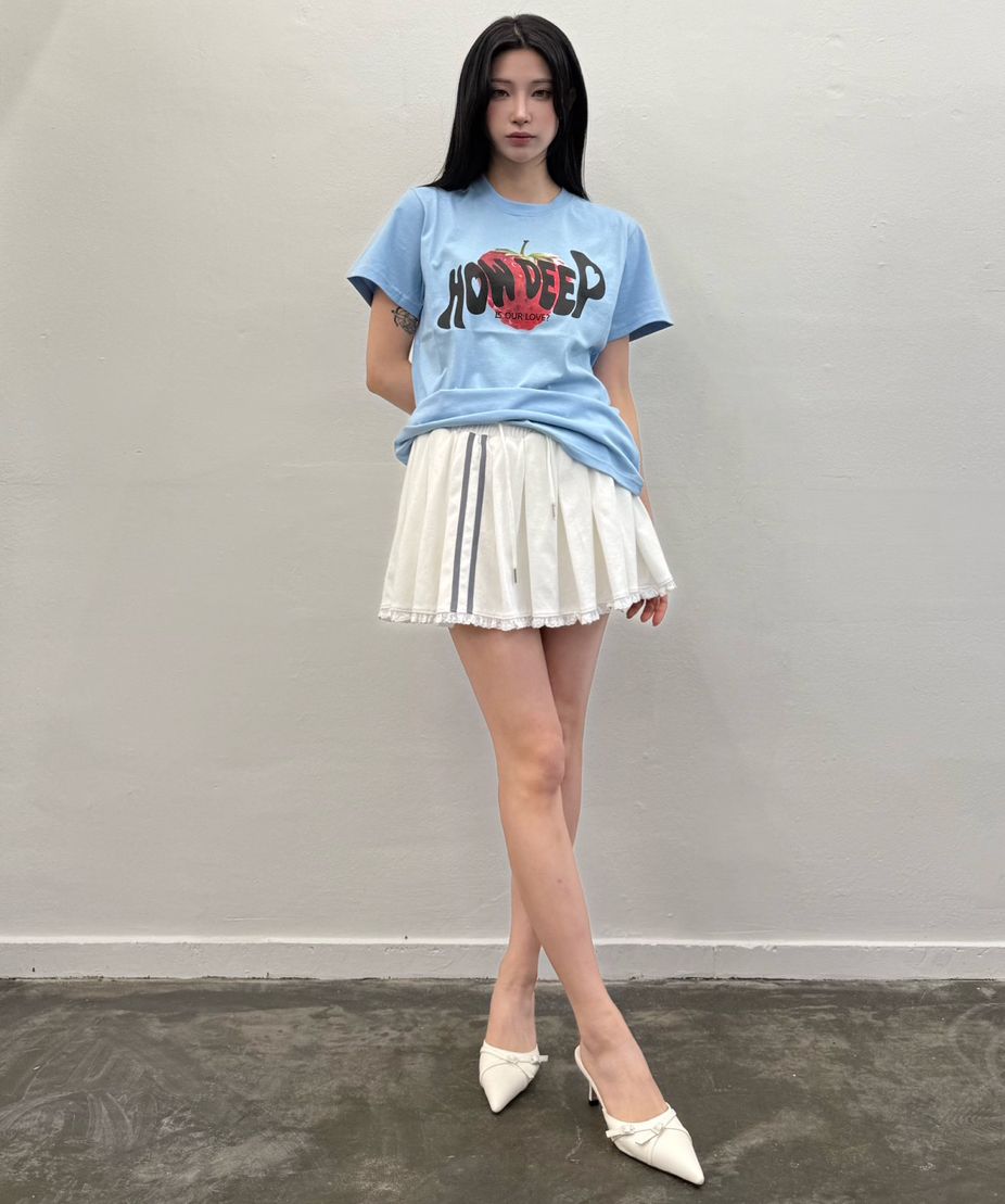 ★LUVISTRUE★IM SHORT PLEATS SKIRT(GRAY)★正規品/直送料込 MUSINSA | LUV IS TRUE IM SHORT PLEATS SKIRT(GRAY)