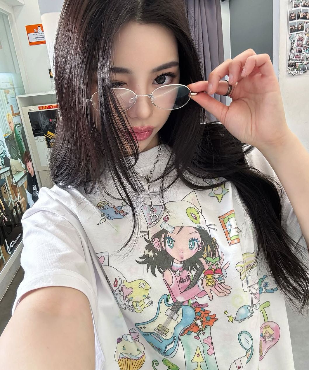 MUSINSA | KIRSH Kirsh x Sun One Bird Big Oversized Graphic T
