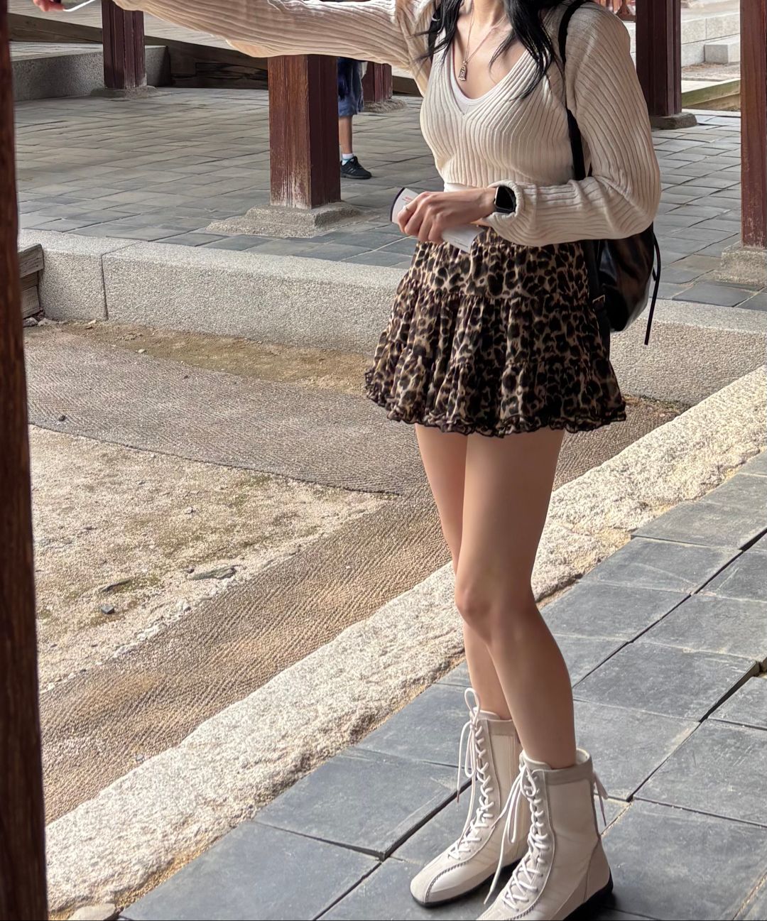 MUSINSA | ROUGHNECK Leopard Tutu Skirt