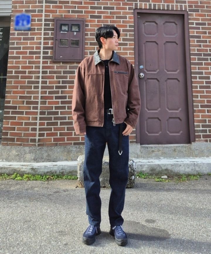MUSINSA公式 | FRIZMWORKS HEAVY CANVAS DESTROYED WORK JACKET _ BLACK