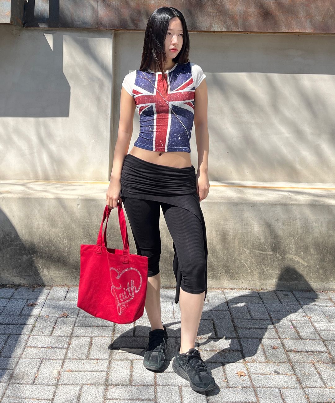 無料配送 ◆ Sculptor ◆ Asymmetric Skirt Leggings MUSINSA | SCULPTOR Asymmetric Skirt Leggings Black