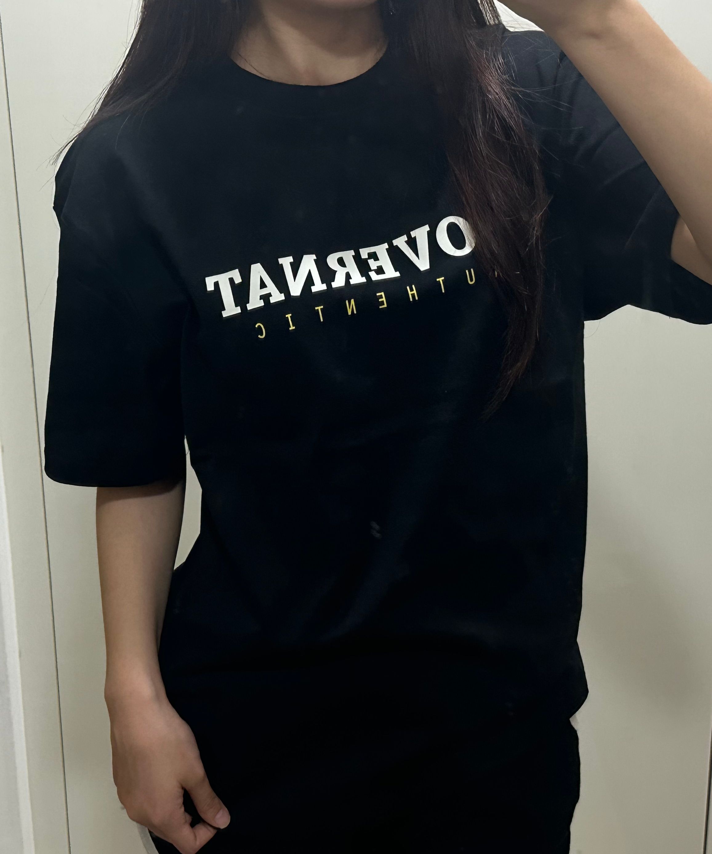 Tシャツ・カットソー COVERNAT Center Authentic T-Shirt Black MUSINSA公式 | COVERNAT Center Authentic T-Shirt Black