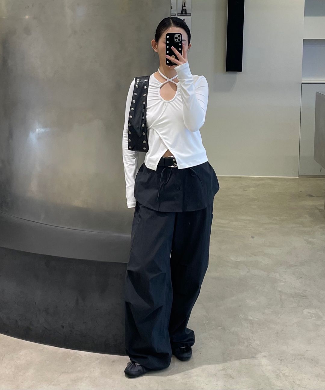 ベルト DIAGONAL : 25SS / ADORNMENT LEATHER BELT (BLACK) MUSINSA | DIAGONAL ADORNMENT LEATHER BELT (black)