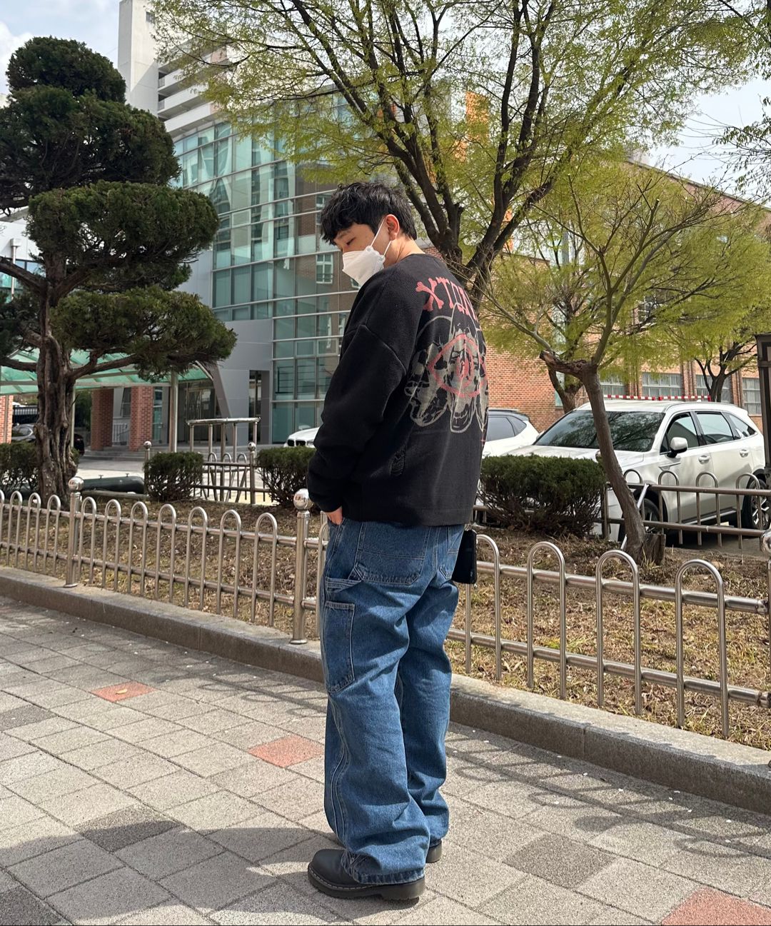 アウターその他 XTONZ XF001 Neofield damage knit zip-up BLACK XF001BK MUSINSA公式 | XTONZ XF001 Neofield Damage Knit Zip-up (BLACK)