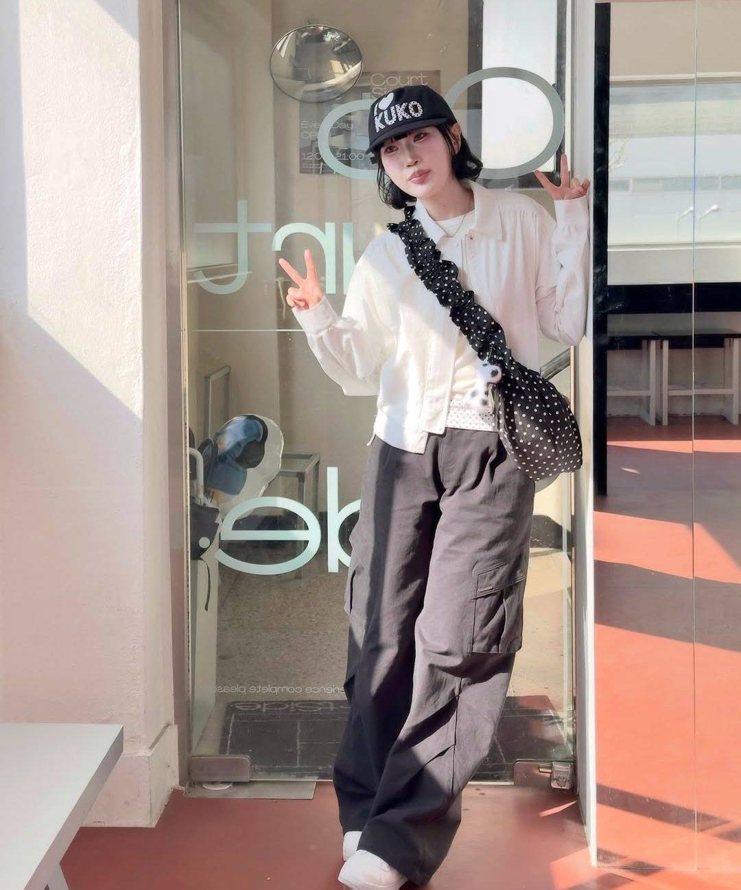 MUSINSA | MISEKI SEOUL Pocket pintuck wide pants BLACK