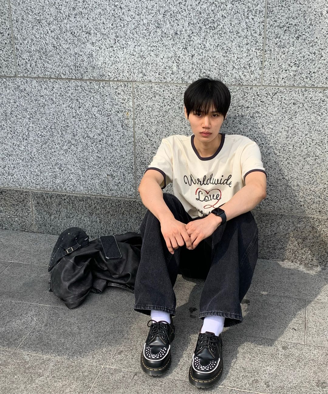 【MIMTHEWARDROBE】 Vintage Heart Ringer T-Shirt / 追跡付 MIMTHEWARDROBE】 Vintage Heart Ringer T-Shirt / 追跡付 (MIM