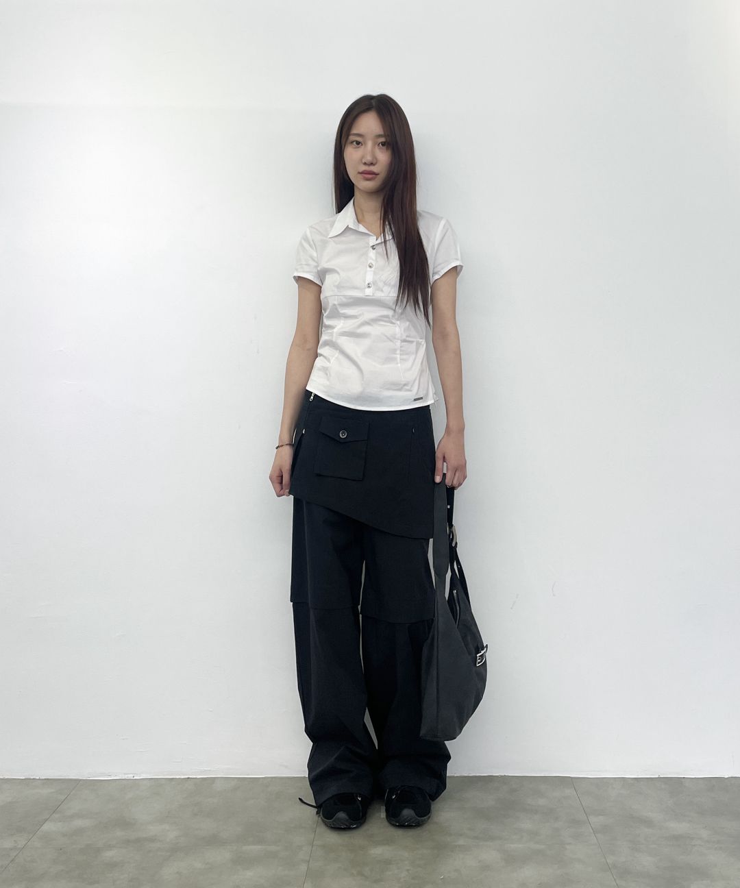 ◆MISEKI SEOUL◆ True relax pants CHARCOAL MSK252PT04CH True relax pants CHARCOAL - Miseki seoul | 60% - Asian