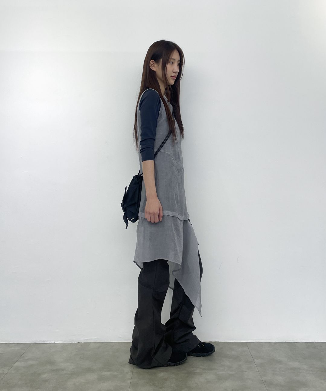 ★ MISEKI SEOUL★ Billow sheer sleeveless one piece BLACK M MUSINSA | MISEKI SEOUL Sheer sleeveless button one piece BLACK