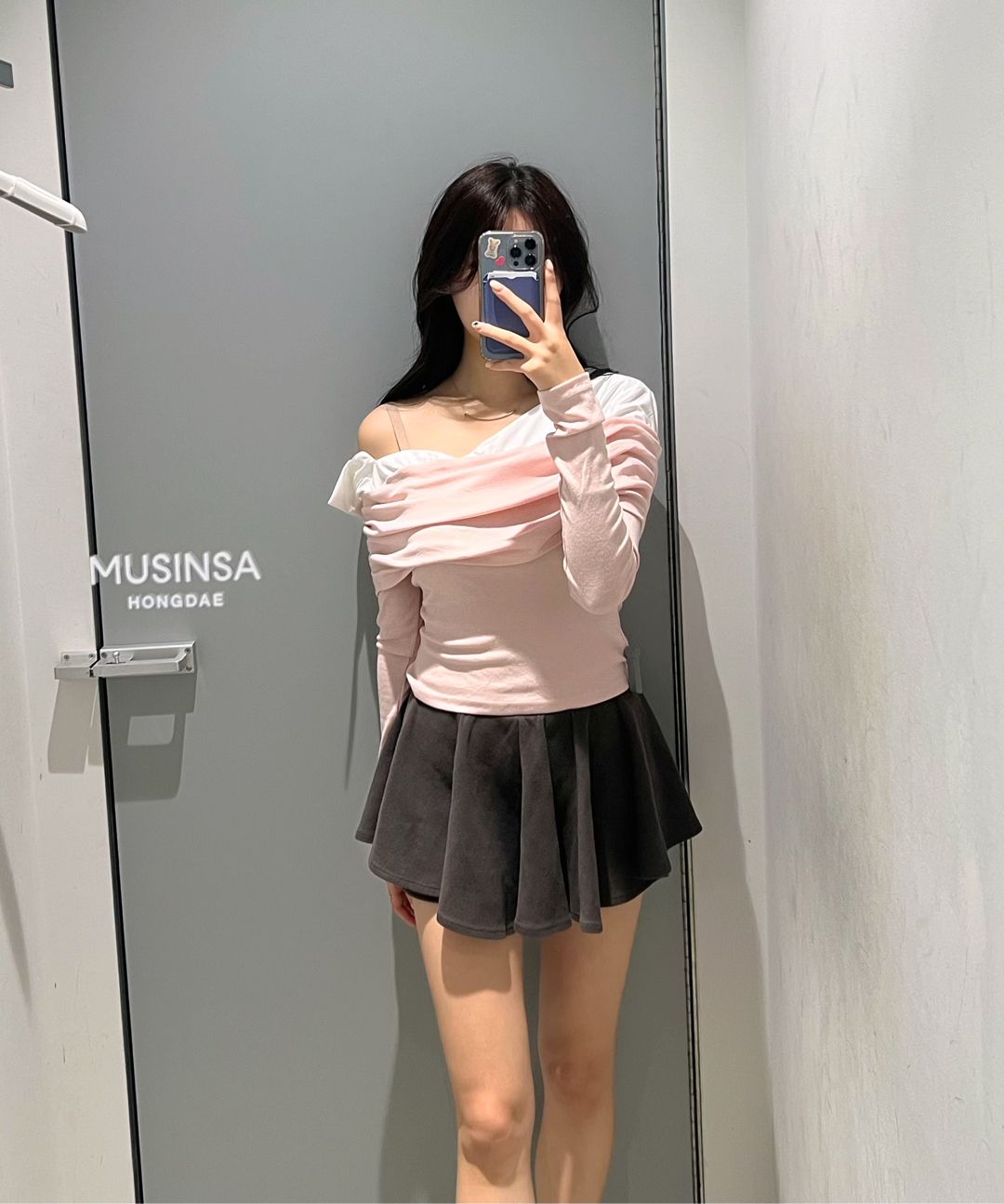 ◇Not your rose◇ Lily top (Black) MUSINSA | NOT YOUR ROSE Lily Top (Black)