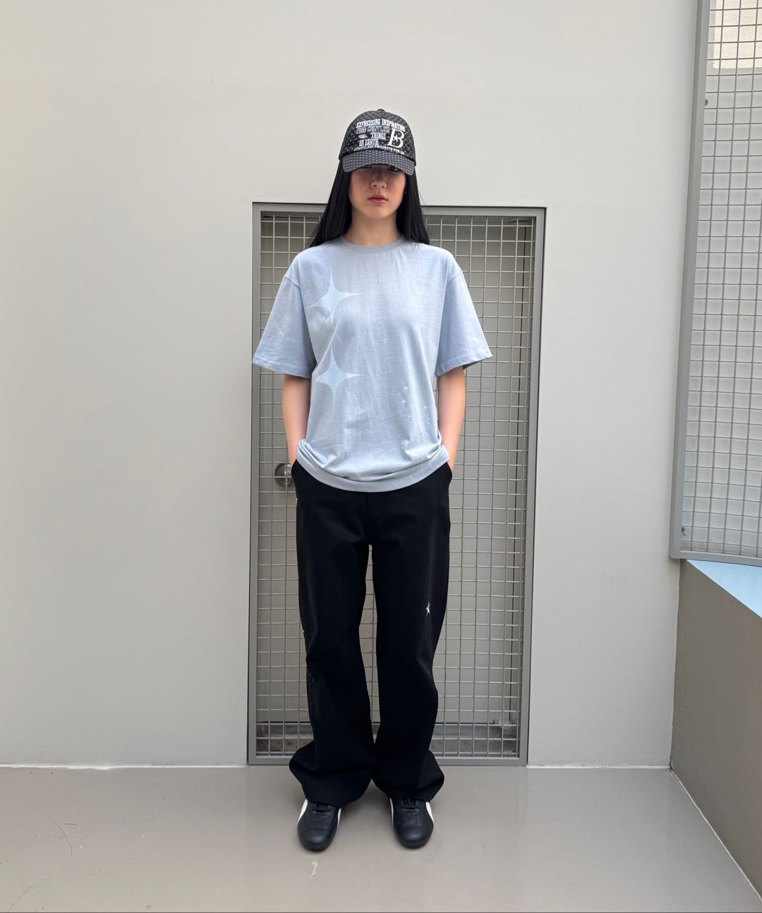 MUSINSA | BAUF B LOGO Ball Cap [Black]