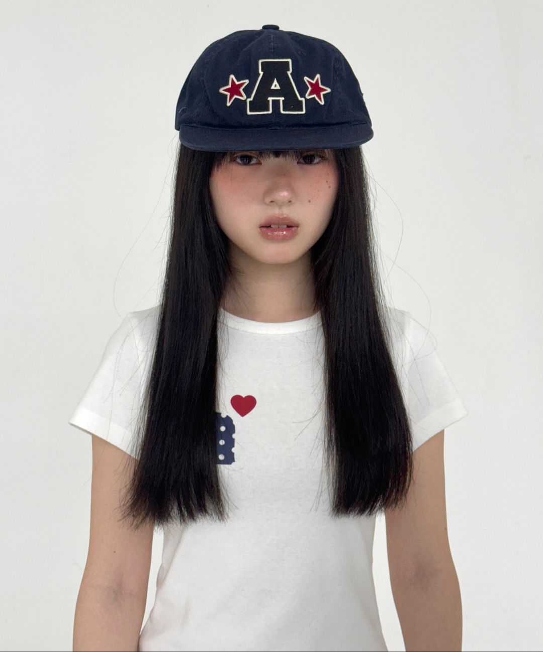 ★AEAE★ WASHED CAPITAL LOGO CAP NAVY MUSINSA | AEAE WASHED CAPITAL LOGO CAP [NAVY]