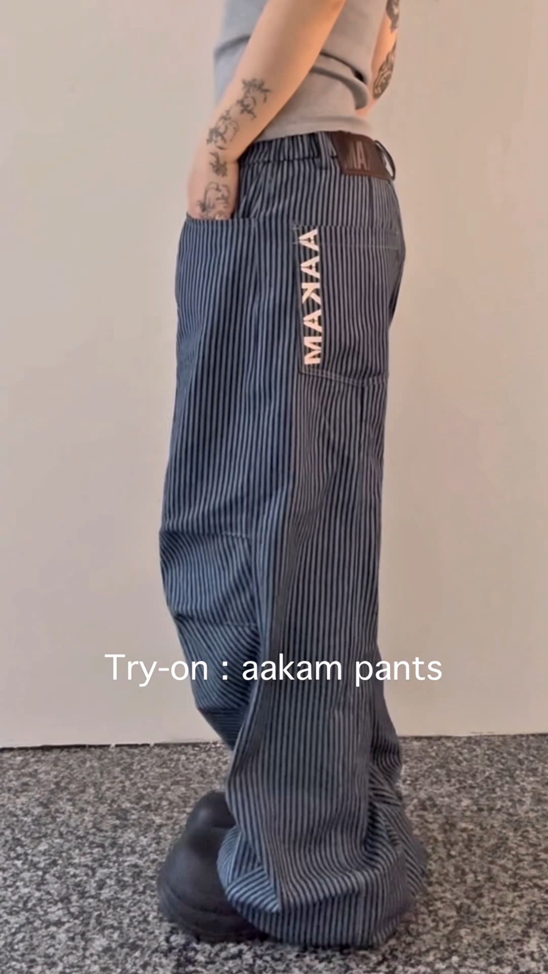 아캄(AAKAM) Multi Studded Cotton Pants (Black) - 사이즈 & 후기