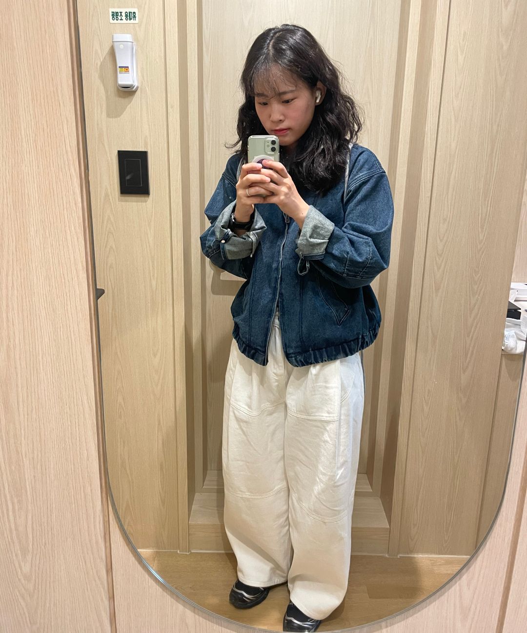 ジャケットその他 DIMITRI BLACK 2WAY Crop Denim Blouson Jacket Dust Indigo DBD MUSINSA | DIMITRI BLACK 2WAY cropped denim blouson