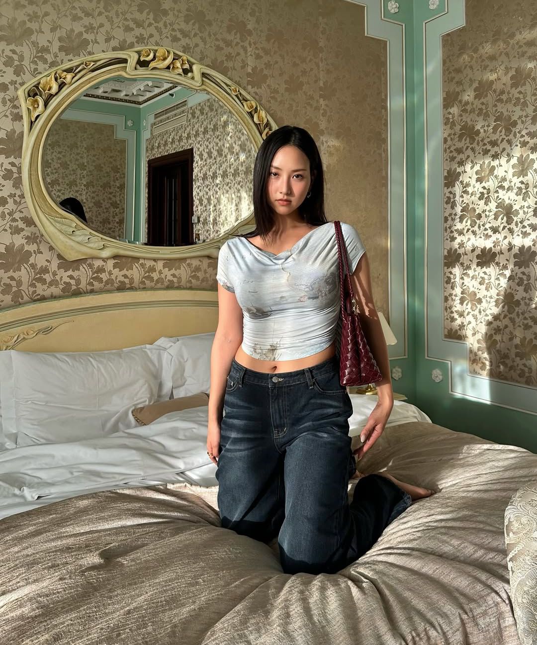 MUSINSA | TOOMUCHTAX Asymmetric One Shoulder T-Shirt Voyage