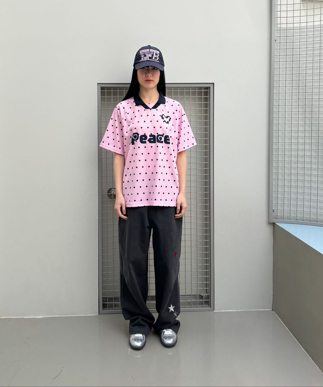 MUSINSA | BAUF B LOGO ball cap [star red camo]