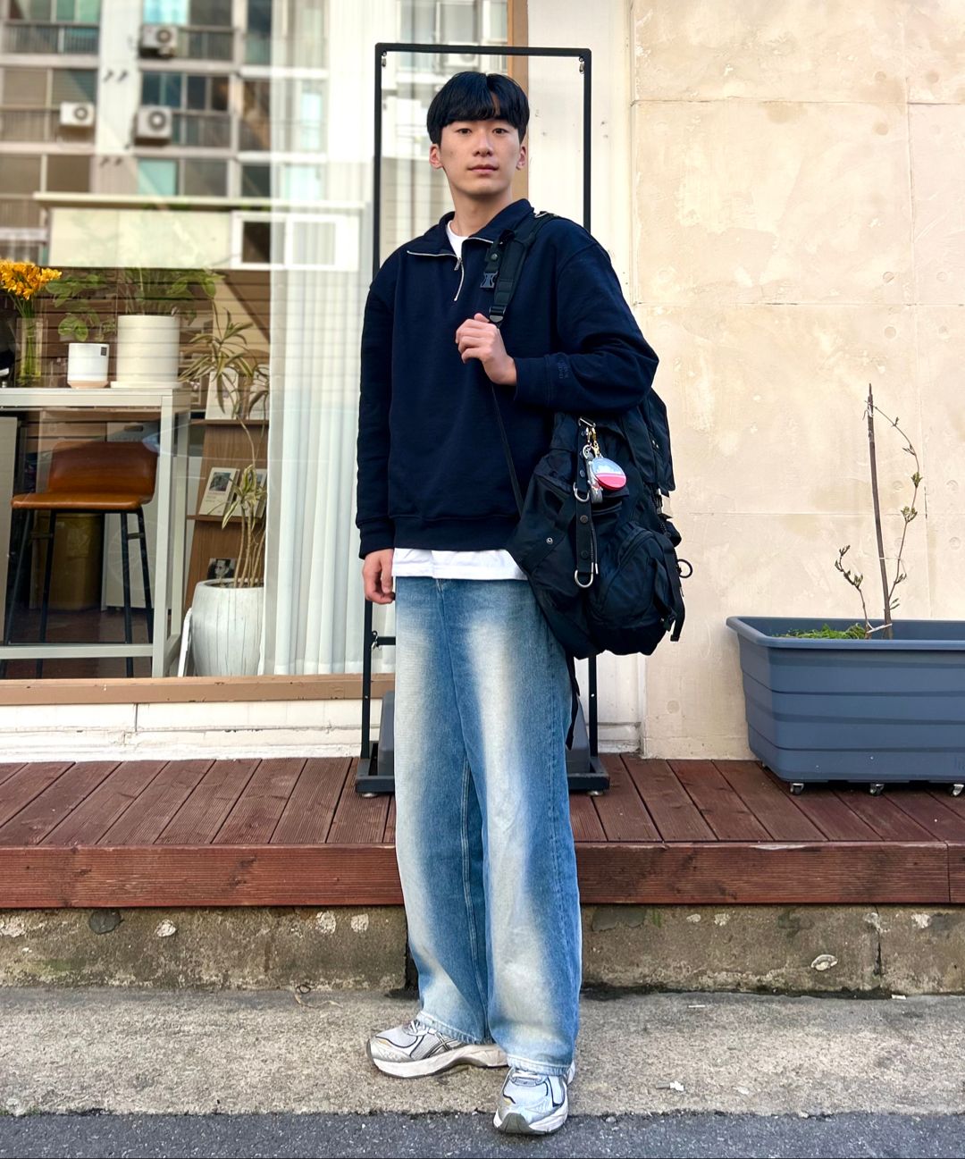 ★SATUR★ Brooklyn Newtro Wide Washed Denim Pants Retro Blue MUSINSA | SATUR Brooklyn Newtro Wide Washed Denim Pants