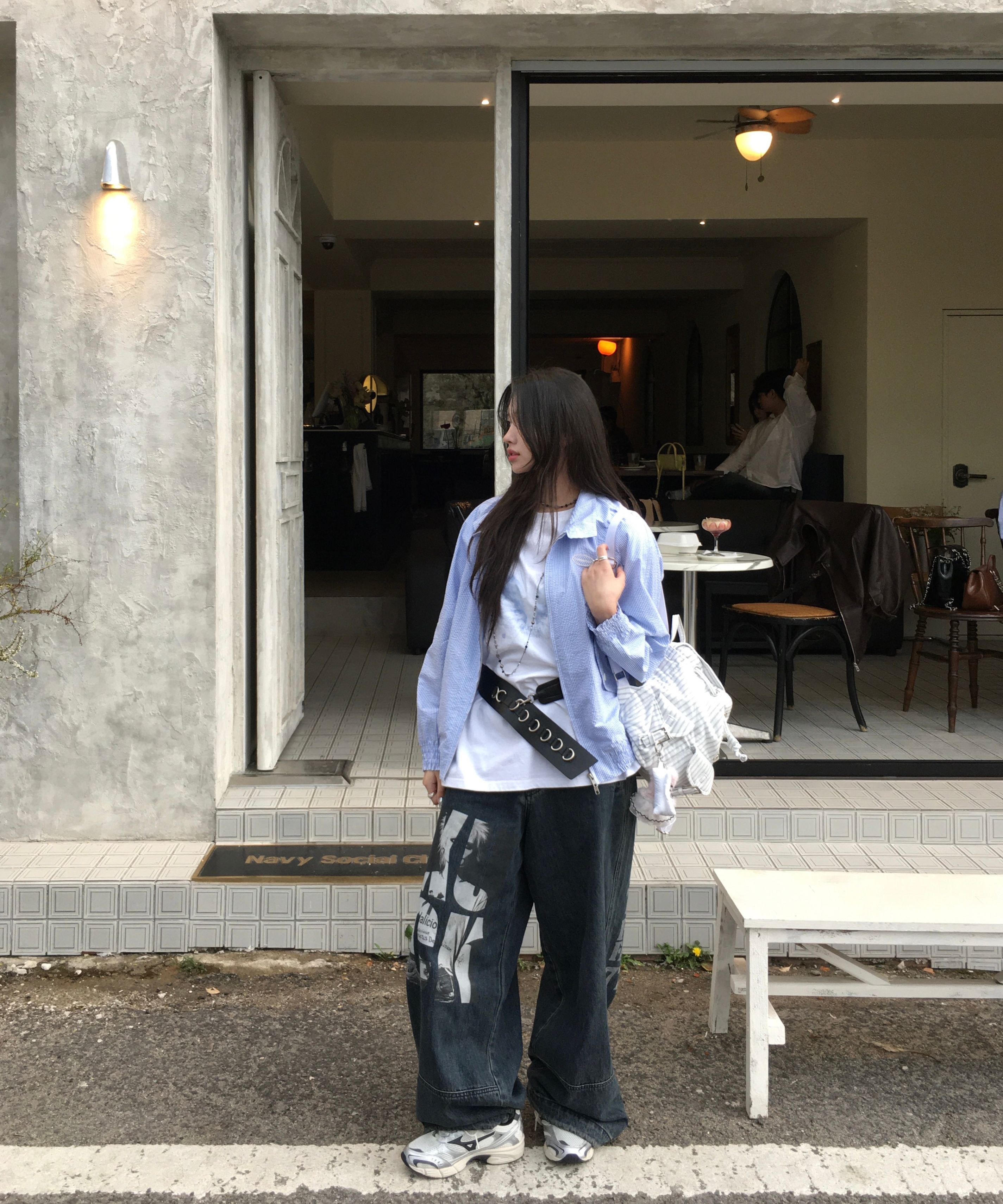 MUSINSA公式 | LOTSYOU Nostalgia chubby Backpack White
