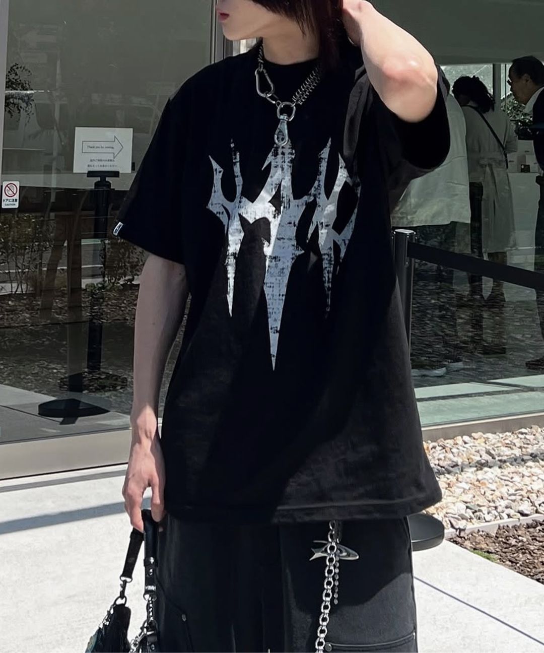 Tシャツ・カットソー NOT4NERD N4ND Trident Logo TShirts Grey J1TS008BGR N4ND Trident Logo T-Shirts - Grey - 감도 깊은 취향 셀렉트샵 29CM
