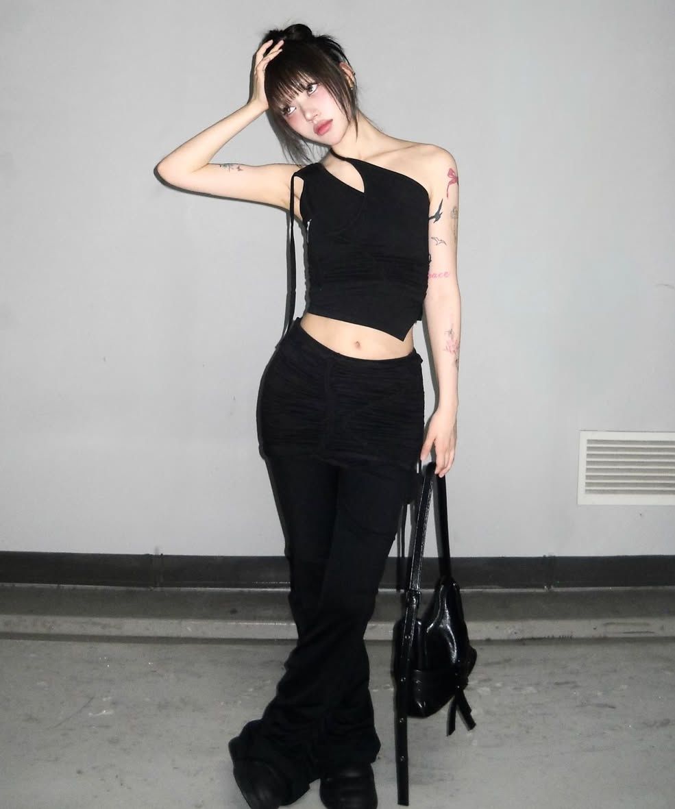 MUSINSA | FLAREUP [SET] Handmade Twisted Skirt Pants (FL