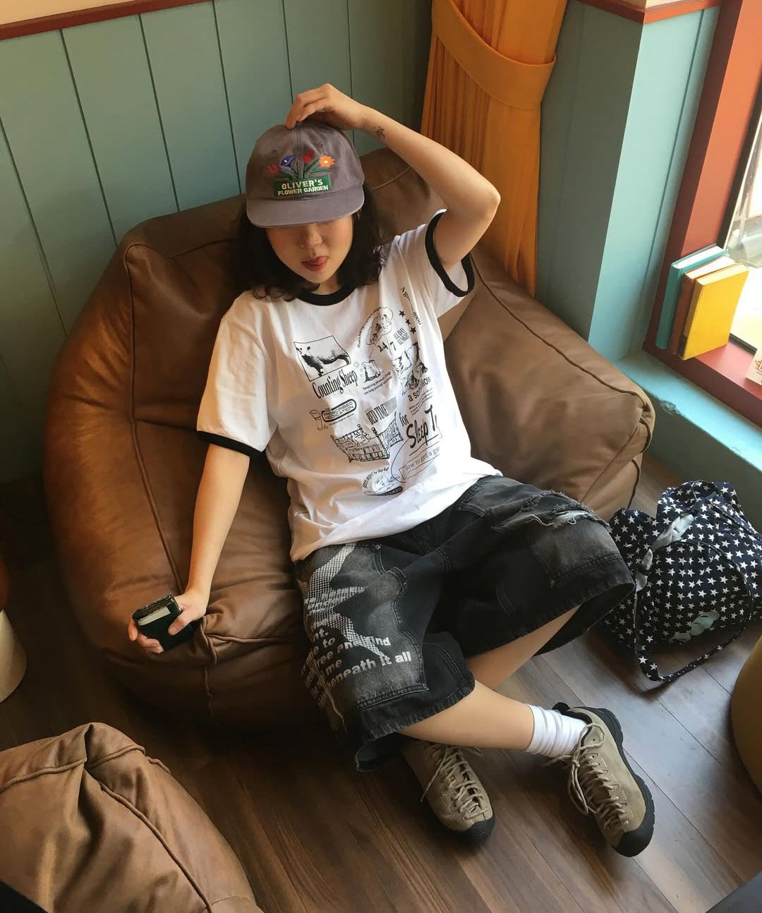 ★MAINBOOTH★Sleep Guide T-shirt(WHITE)★正規品/韓国直送料込 MUSINSA | MAINBOOTH Sleep Guide T-shirt(WHITE)