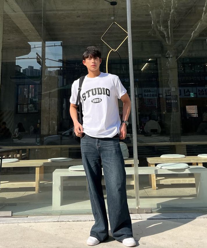 Tシャツ・カットソー 1993studio Studio Arch Logo T-Shirt_Oat Beige MUSINSA | 1993STUDIO Authentic Arch Logo T-Shirt_Oat Beige