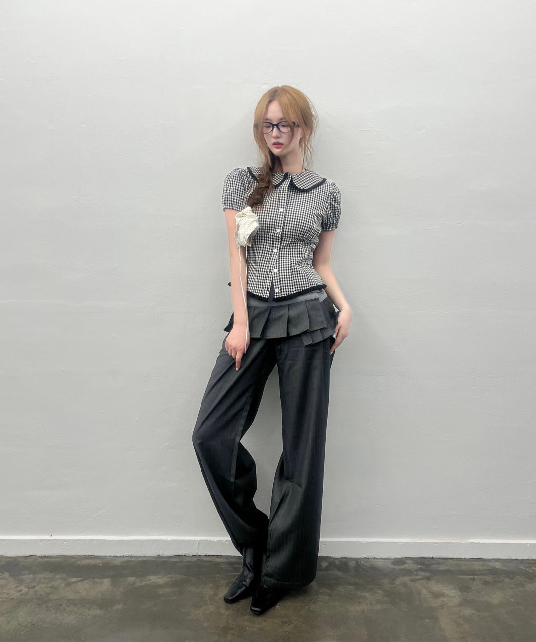 LARTIGENT ♥ L14 PLEATS WRAP SET /追跡付 MUSINSA | LARTIGENT L14 PLEATS WRAP SET (GRAY)