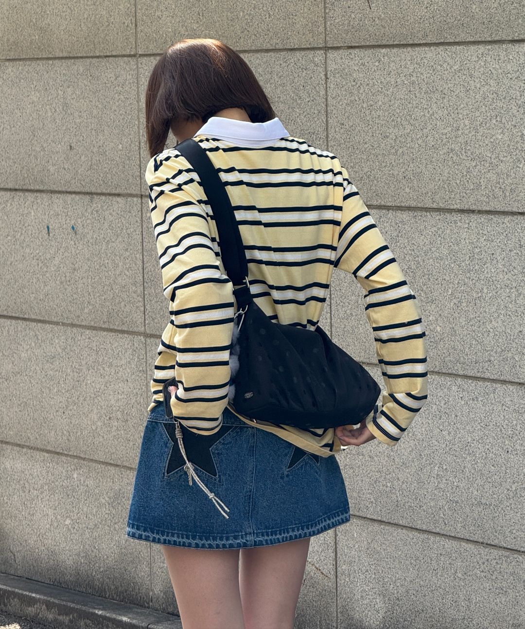 ★RONRON★ HALF MOON SHOULDER BAG MUSINSA | RONRON HALF MOON SHOULDER BAG DOT BLACK