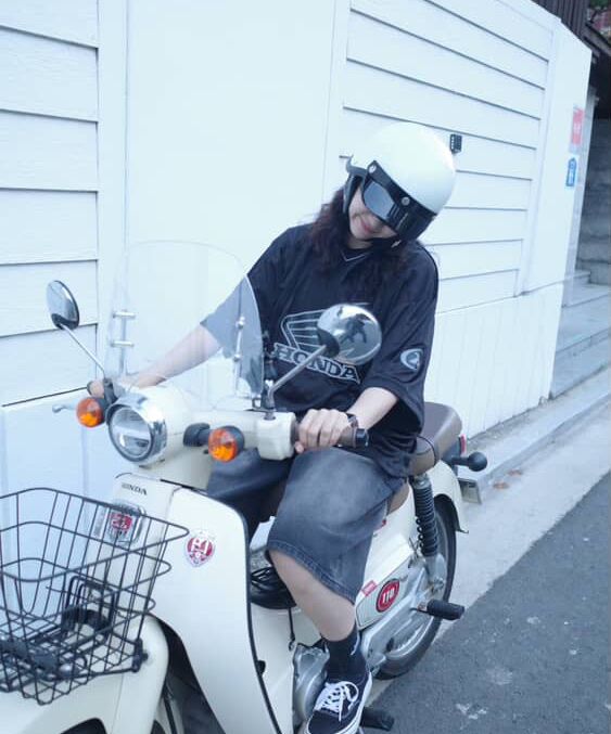 Tシャツ・カットソー HONDA MOTORCYCLE Original Wing logo Mesh Tshirt Blue Green MUSINSA | Honda Motorcycle Original Wing logo Mesh T-shirt