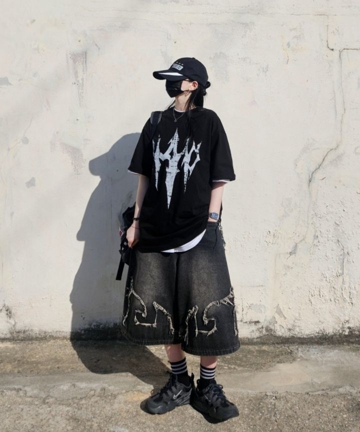 [NOT4NERD] N4ND Trident Logo T-Shirts /追跡付 N4ND Trident Logo T-Shirts - Black - NOT4NERD