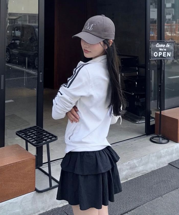 MUSINSA | MUCENT Signature ball cap (strawberry milk)
