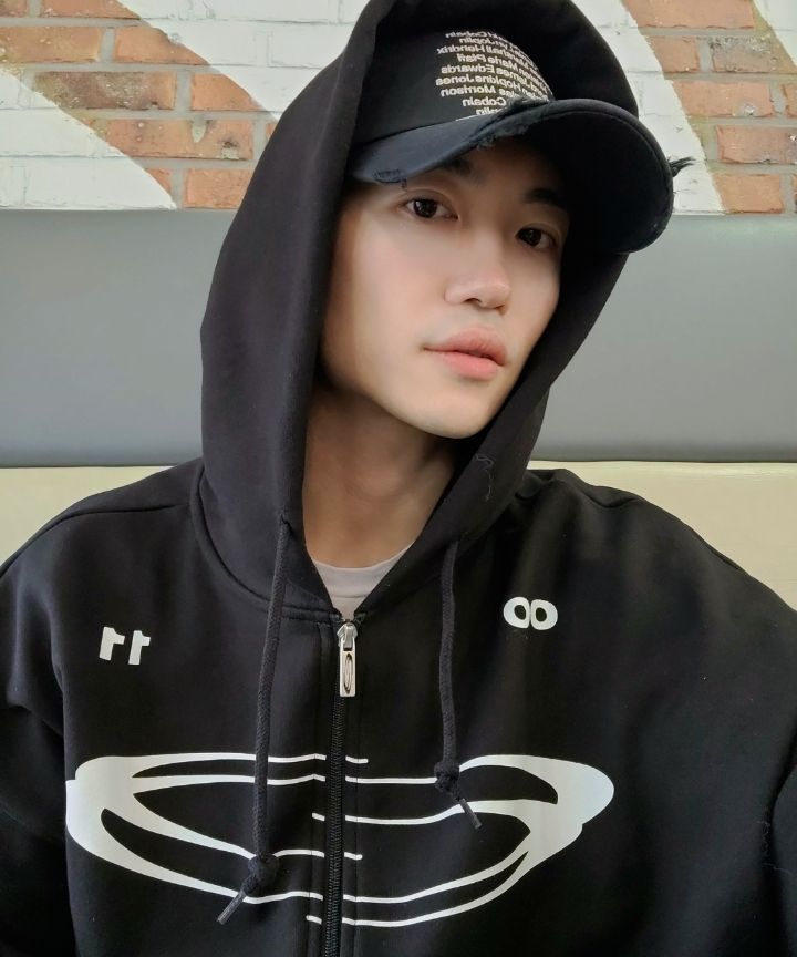 MUSINSA | OPENING PROJECT Symbol Logo Zip Hoodie - Charcoal