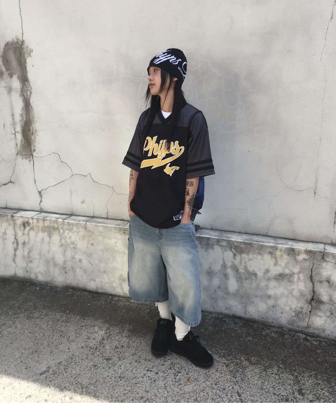 ★ Phyps Department★ Pokemon Star Tail Mesh Short Sleeve W MUSINSA | PHYPS Pokemon Star Tail Mesh Short Sleeve_White