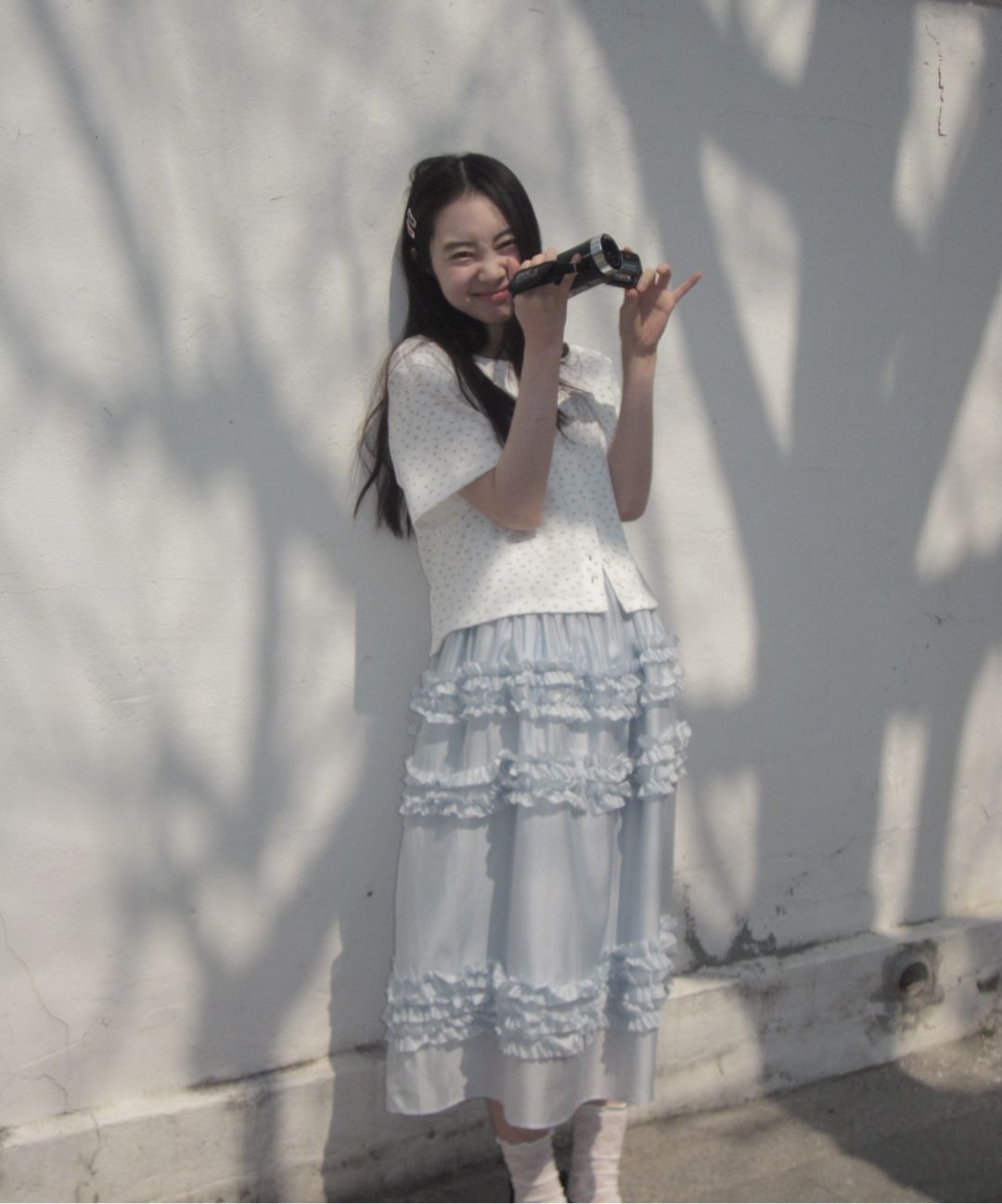 韓国商品/CELITAILS SHEER FRILL LONG DRESS CustomStyleJoinImageHandler01.
