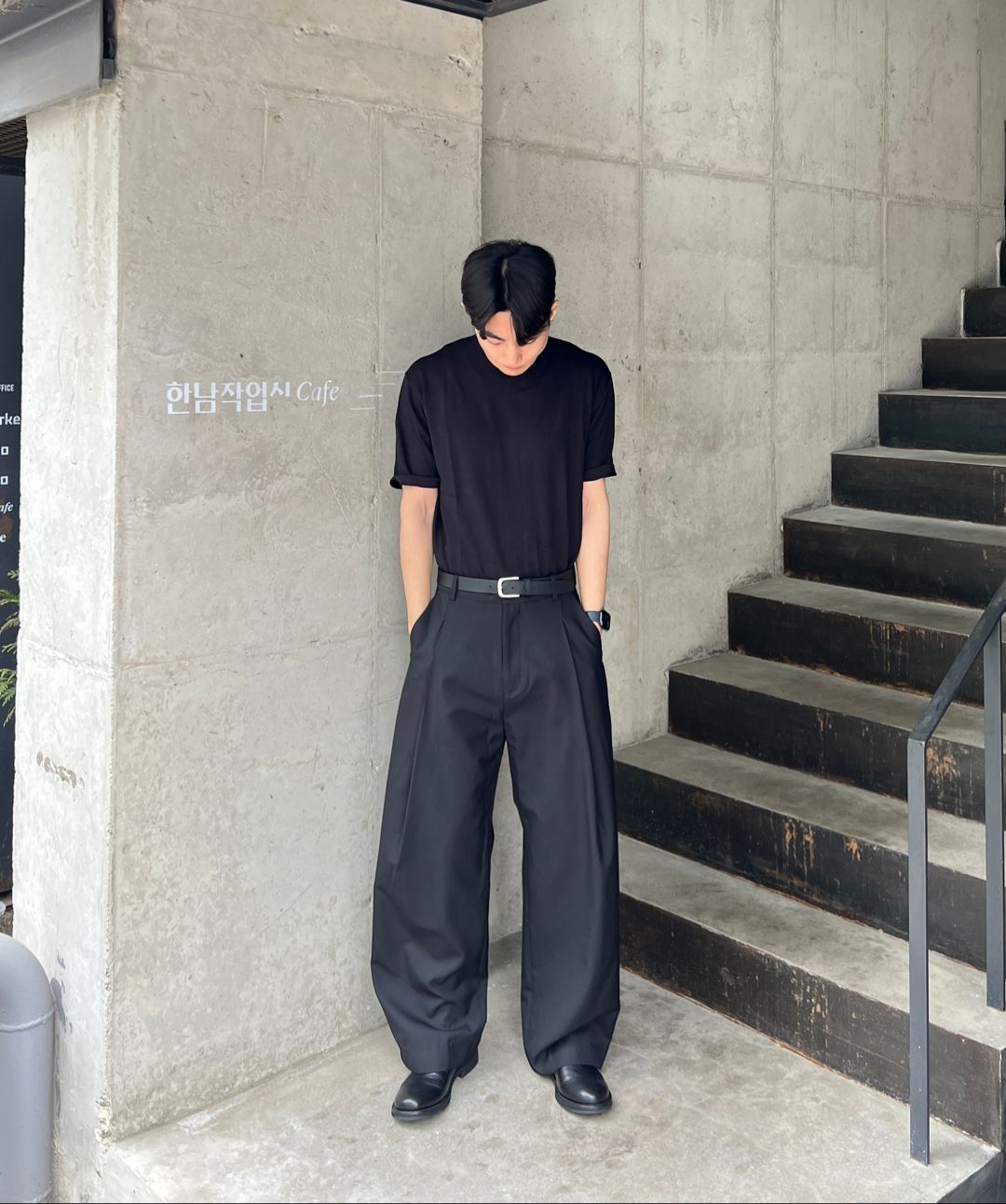 ★COOR★ Essential Wool Trousers (Black) MUSINSA | COOR Essential Wool Trousers (Black)
