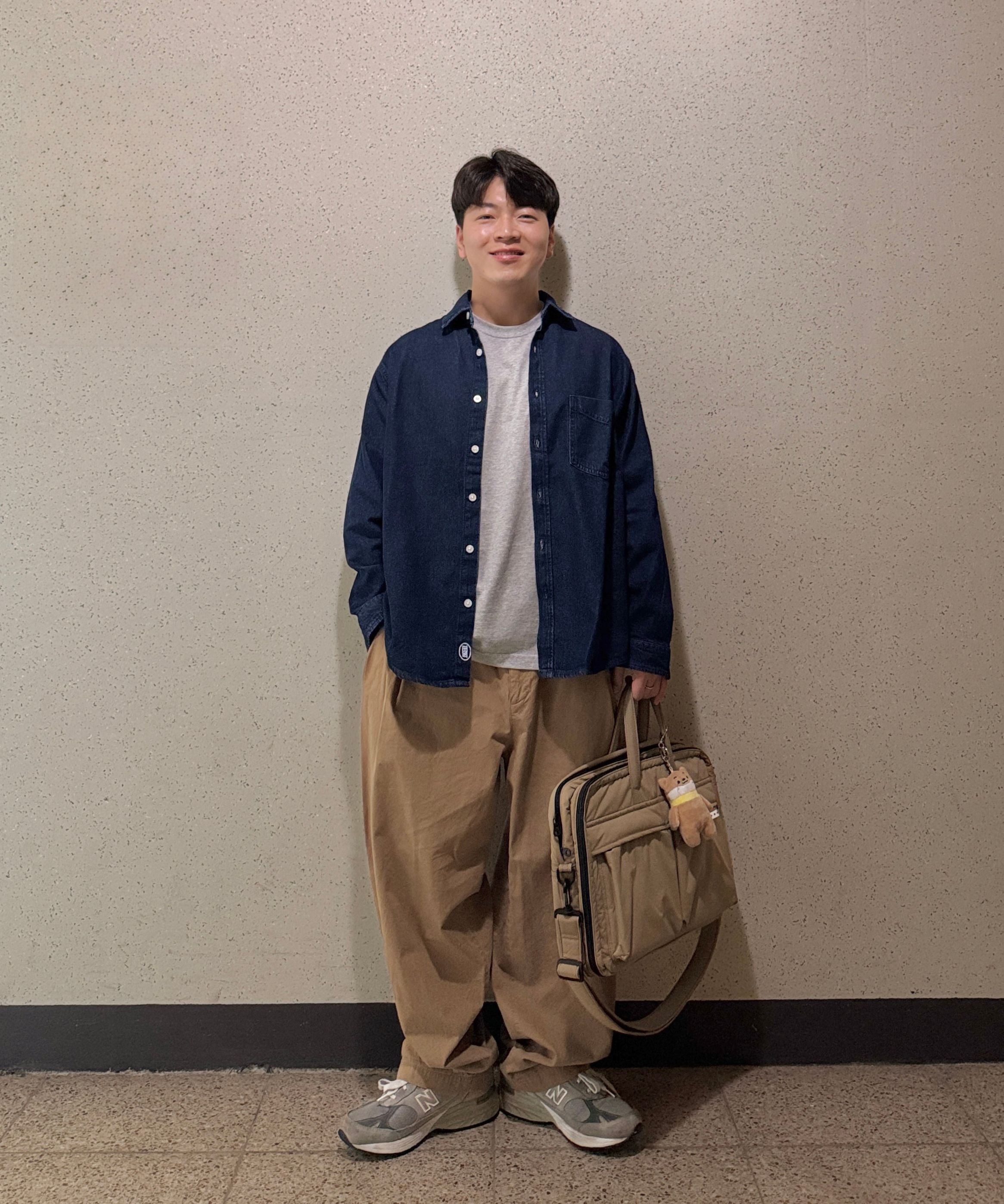 【U LAN】Needs Overfit Washed Denim Shirt Needs Overfit Washed Denim Shirt - ULAN | 60% - Asian