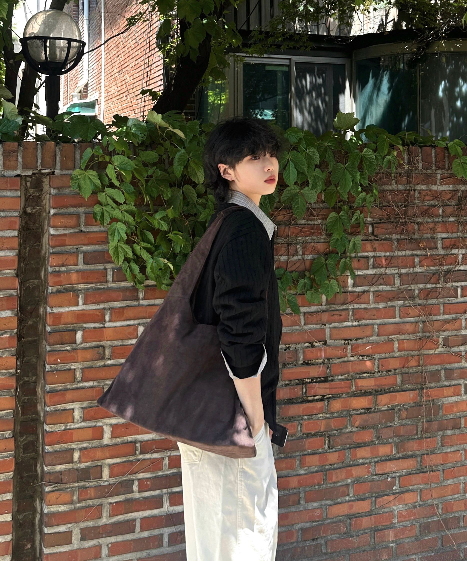 【minav】Margaret Suede Shoulder Bag_2colors MUSINSA | MINAV Margaret Suede Shoulder Bag [Brown]