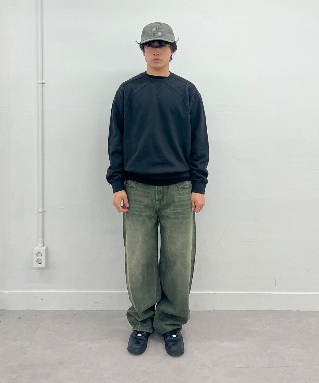 ●MILLO ARCHIVE● Rotation Symbol Camp Cap Khaki Grey ML523K MUSINSA | MILLO ARCHIVE Rotation Symbol Camp Cap [Khaki Grey]