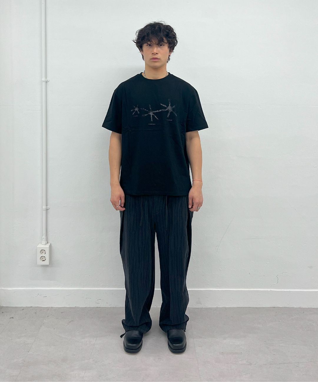 MUSINSA | MILLO ARCHIVE Crescendo Faded T-Shirt [Black]