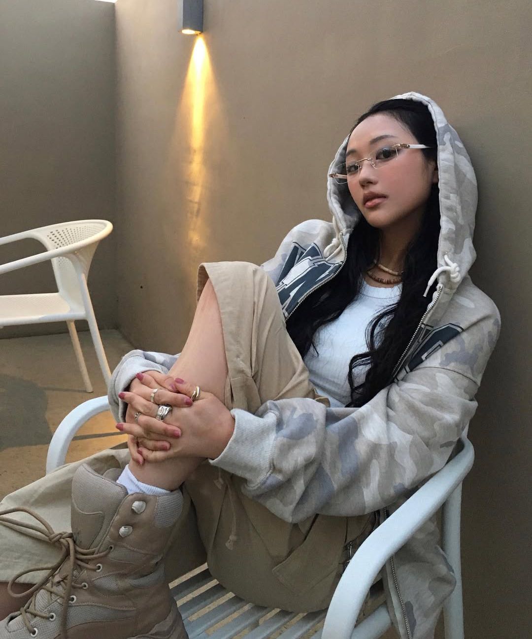 MUSINSA | WKNDRS H.O.F ZIPUP HOODIE (CAMO)