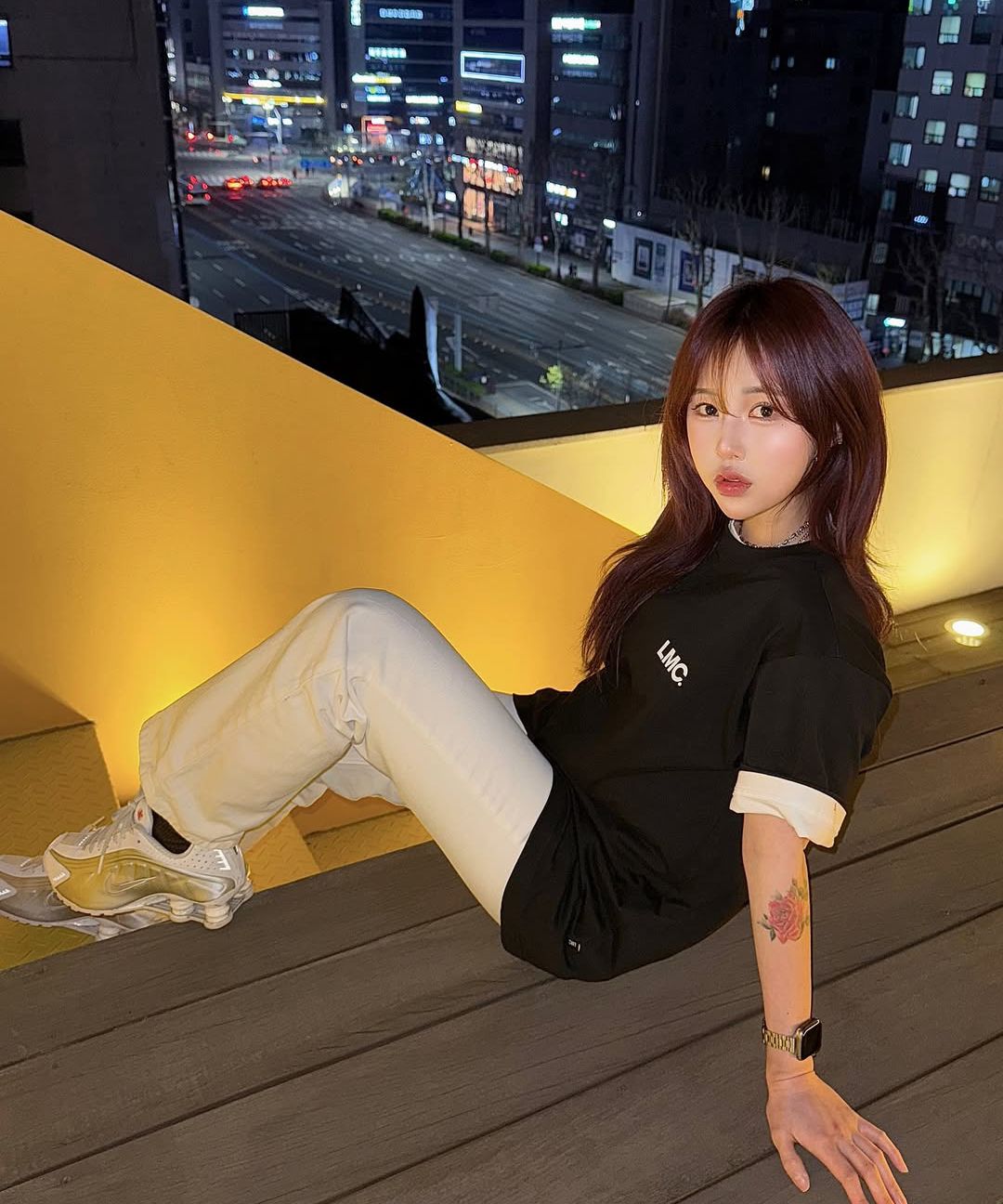 MUSINSA | LMC DOLL GLOBE TEE black