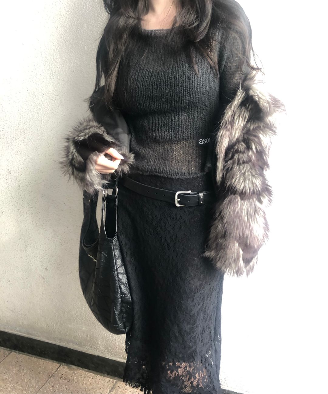 MUSINSA | ASON BECKY SHOULDER BAG / WHITE