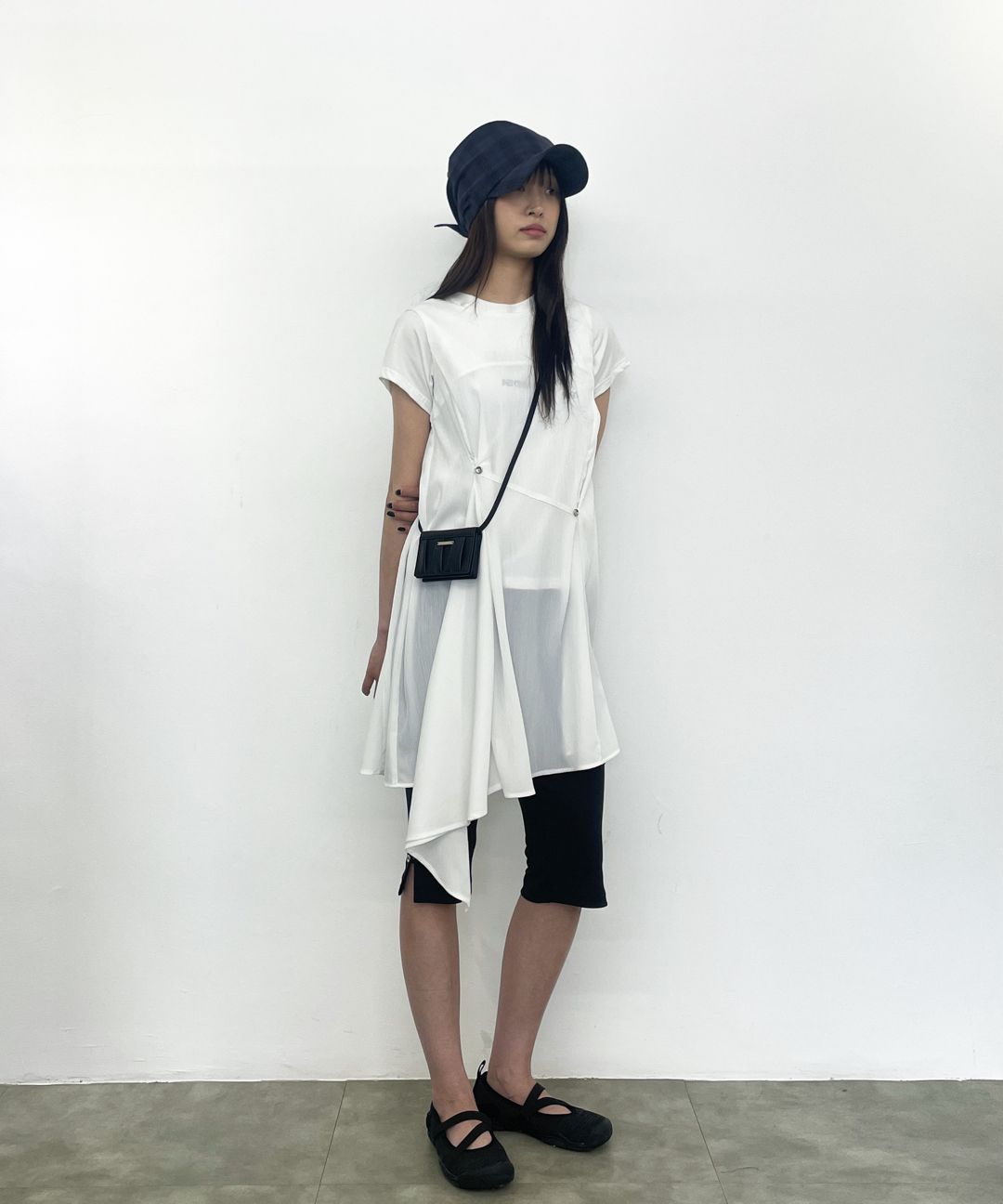 ★ MISEKI SEOUL★ Billow sheer sleeveless one piece SILVER 미세키서울(MISEKI SEOUL) Billow sheer sleeveless one piece