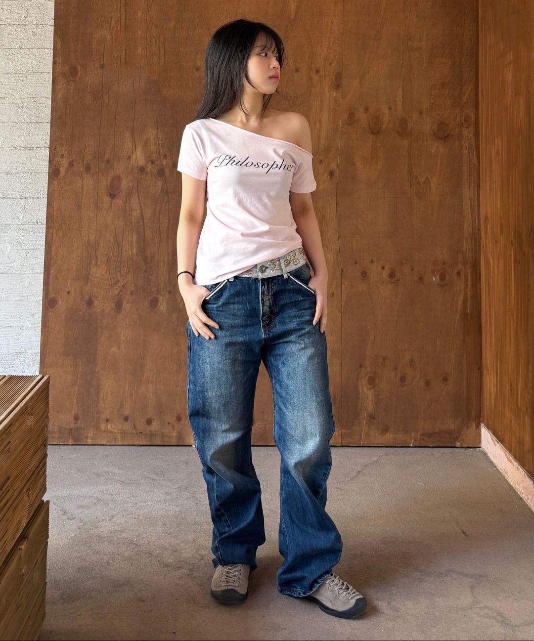 MUSINSA | SCULPTOR Hook Me Up Layered Tee White