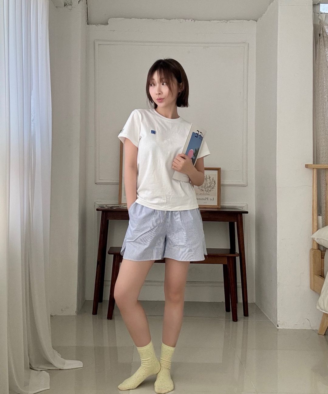 Tシャツ・カットソー SATUR Classic small logo short sleeve t-shirt navy SA252MTS0 MUSINSA | SATUR Classic small logo short sleeve t-shirt navy
